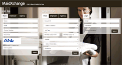 Desktop Screenshot of maidxchange.com
